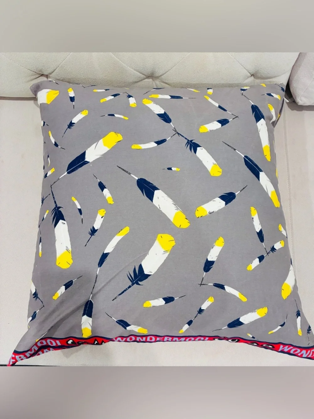 IKEAxWalterVanBeirendonck GLÖDANDE Feather Accent Limited Edition Large Cushion